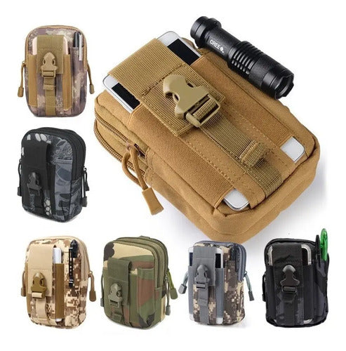 Funda Táctica Militar Bolsa Cartera Botiquín Accesorio Molle Cinturón Mochila Chaleco Port