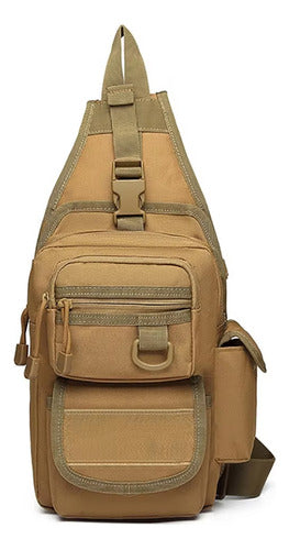 Mochila Pechera Mariconera Maletín Lonchera Bolsa Táctica Cruzada Molle Multiformas De Viaje Trabajo Porta Arma Cartera
