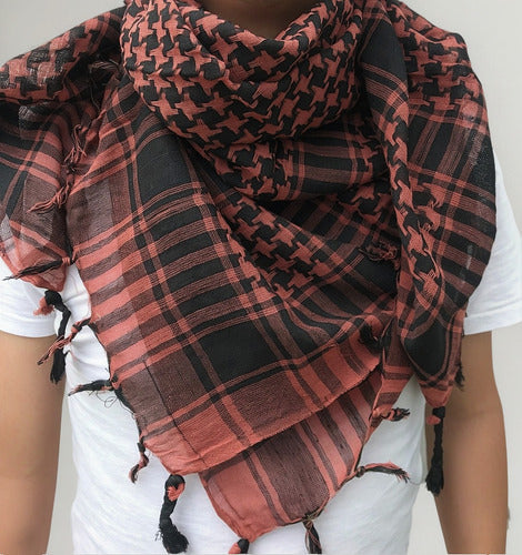 Shemagh Turbante Palestina Árabe Bufanda Militar 100% Algodón Protección Solar Velo Deportivo Moderno Gotcha Airsoft