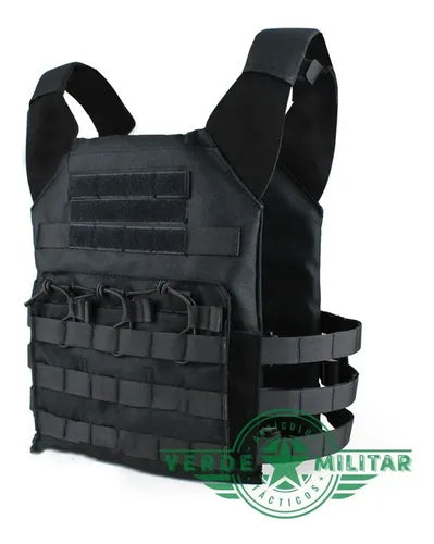 Chaleco Tactico Policia Porta Placa Balistica Y Cargadores