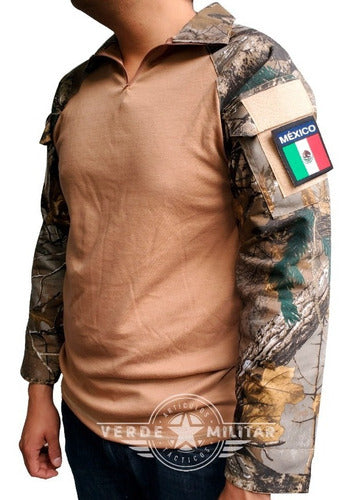 Playera Camisa Táctica Rápida Militar D Combate Cacería Camu