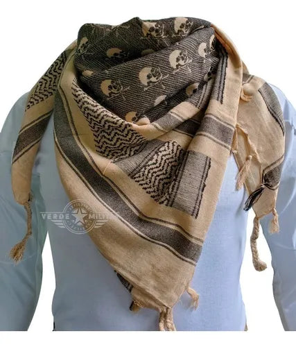 Palestina Arabe Bufanda Shemagh Turbante Militar Gotcha Airs