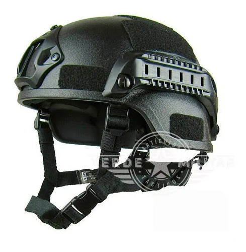 Casco Militar Táctico Policia Gotcha Paintball Airsoft Moto