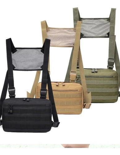 Mochila Táctica Militar Pechera Cruzada De Hombro Bolsa De Viaje Deportiva Trabajo Camping