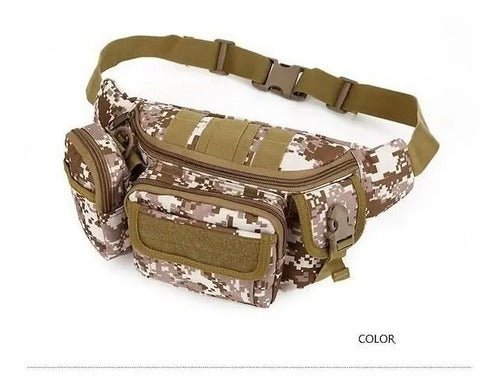 Mochila Cangurera Táctica Militar Mariconera Molle Cartera D Viaje Turista Excursión Campi
