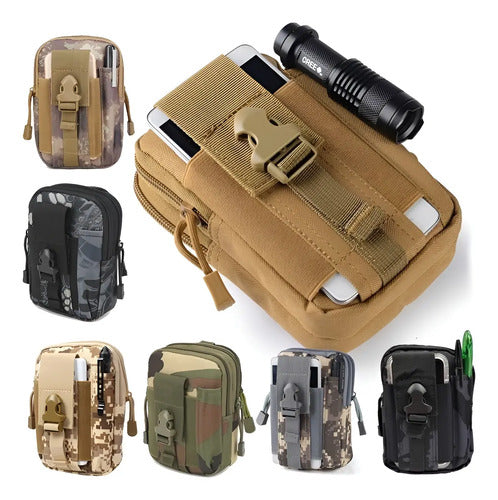 Funda Táctica Militar Bolsa Cartera Botiquín Accesorio Molle Cinturón Mochila Chaleco Port