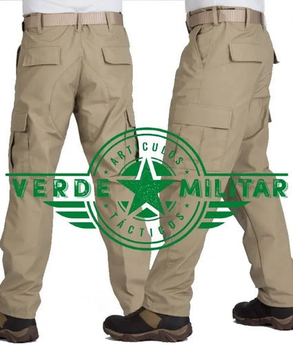Pantalón Táctico Militar Bolsas De Cargo Comando Operativo Ripstop Antirrasgadura Uniforme