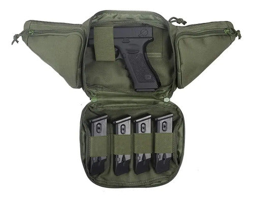 Cangurera Tactica Militar Viaje Excursión Correr Cartera Run Bici Moto Campamento Excursio