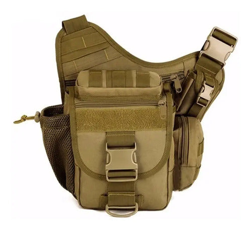 Mochila Tactica Militar Pechera Mariconera Pushpack Bolsa De Viaje Cangurera Cruzada Molle