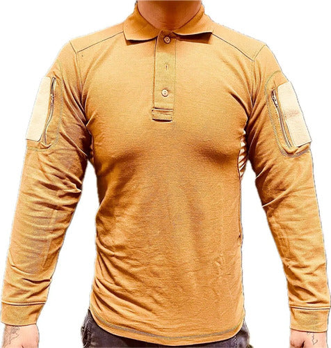 Camisa Playera Táctica Militar De Combate Deportiva Gotcha Airsoft Uniforme Policía Guardi