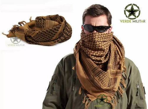 Bufanda Militar Shemagh Palestina Turbante Arabe Original Sixka 707 Gotcha Airsoft Policía