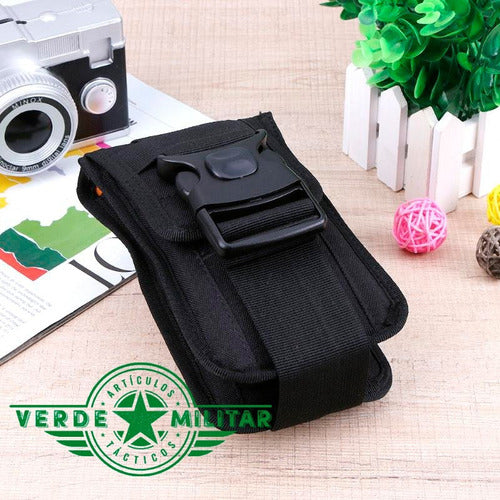 Funda Cartera Militar Porta Celular Bolsa Táctica A La Cintura Molle Úsala En Cinturón Mochila Chaleco Piernera Accesori
