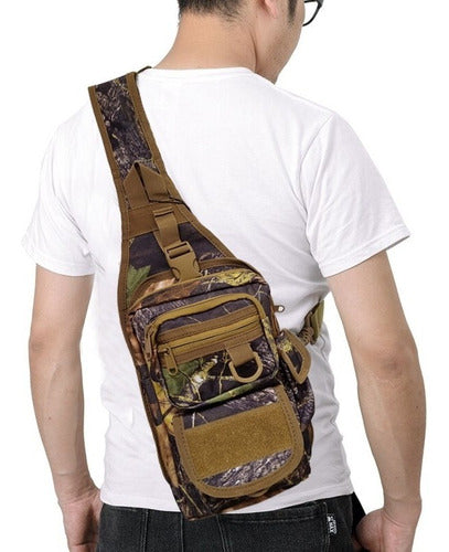 Mochila Pechera Mariconera Maletín Lonchera Bolsa Táctica Cruzada Molle Multiformas De Viaje Trabajo Porta Arma Cartera