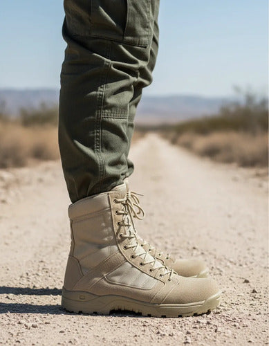 Botas Ultra Ligeras Militares Policiaca Swat Kaki Negra Gris