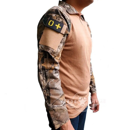 Playera Camisa Táctica Rápida Militar D Combate Cacería Camu