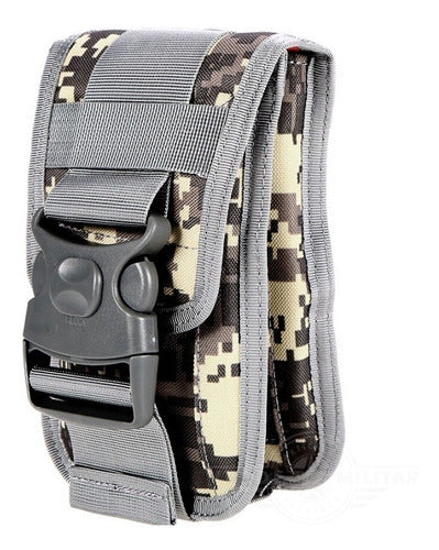 Funda Cartera Militar Porta Celular Bolsa Táctica A La Cintura Molle Úsala En Cinturón Mochila Chaleco Piernera Accesori