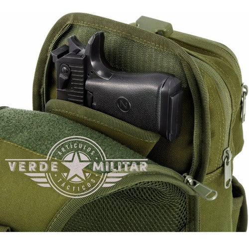 Mochila Pechera Mariconera Maletín Lonchera Bolsa Táctica Cruzada Molle Multiformas De Viaje Trabajo Porta Arma Cartera