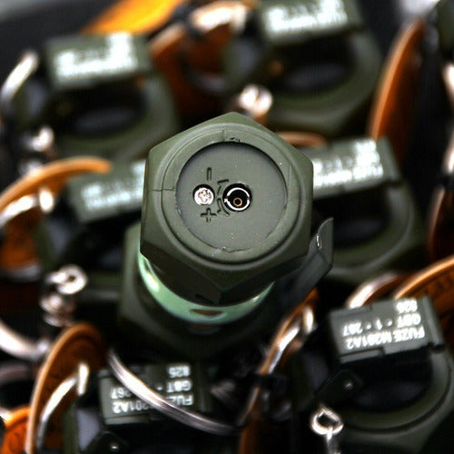 Encendedor De Metal Creativo Militar, Mechero Y Llavero