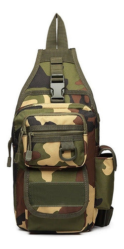 Mochila Pechera Mariconera Maletín Lonchera Bolsa Táctica Cruzada Molle Multiformas De Viaje Trabajo Porta Arma Cartera