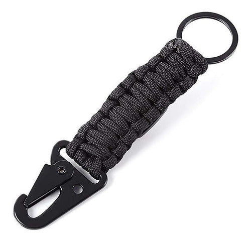 Llavero Tactico Cuerda Brujula Supervivencia Campismo