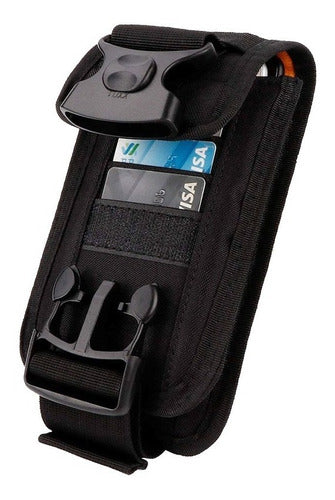 Funda Táctica Porta Celular Cartera Molle Tarjetero Viaje