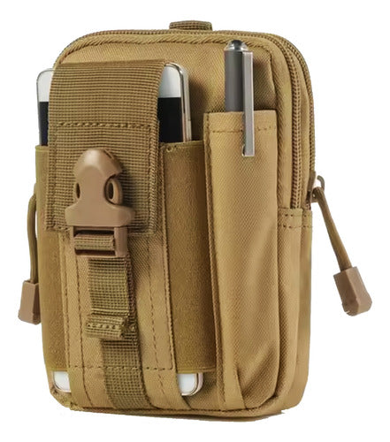 Funda Táctica Molle Úsala En Piernera Mochila Cinturón Chaleco Porta Cartera Audífonos Llaves Celular iPhone Samsung