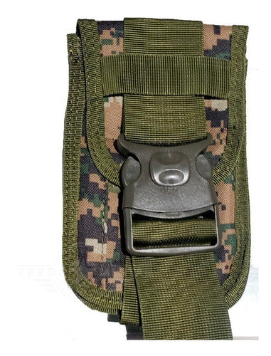 Funda Cartera Militar Porta Celular Bolsa Táctica A La Cintura Molle Úsala En Cinturón Mochila Chaleco Piernera Accesori