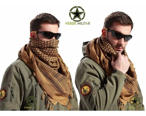 Bufanda Militar Shemagh Palestina Turbante Arabe Original Sixka 707 Gotcha Airsoft Policía