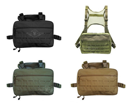 Mochila Pechera Táctica Militar Mariconera Molle Bolsa Viaje