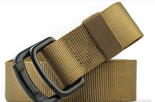 Cinturón Táctico Militar Doble Hebilla Deportivo Caza Casual