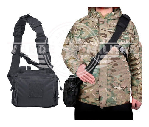 Mochila Sobaquera Mariconera Canguerera Táctica Militar