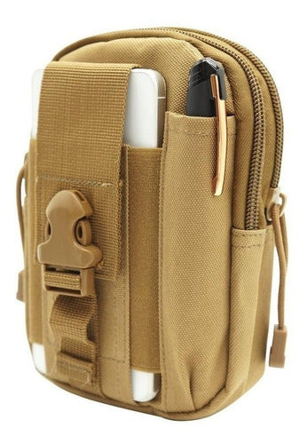 Funda Táctica Molle Úsala En Piernera Mochila Cinturón Chaleco Porta Cartera Audífonos Llaves Celular iPhone Samsung