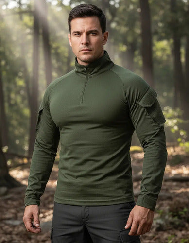 Camisa Playera Táctica Rápida D Combate Gotcha Airsoft Sport