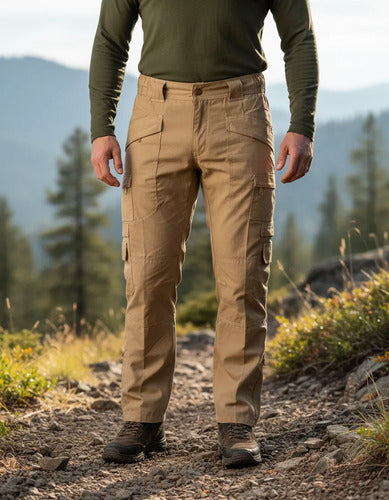 Pantalon De Bolsas Tactico Comando Ripstop