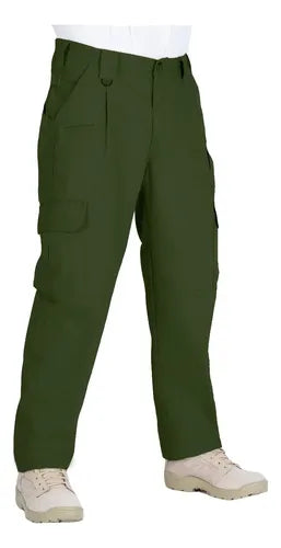 Pantalón Táctico De Vestir Ripstop Antirrasgo Bolsas D Cargo
