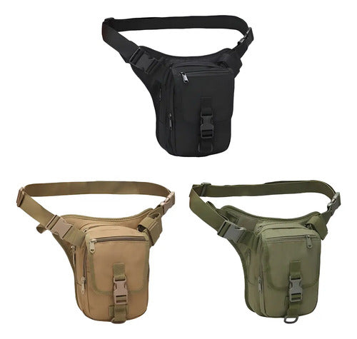 Mochila Piernera Táctica Militar Bolsa Muslera Porta Arma