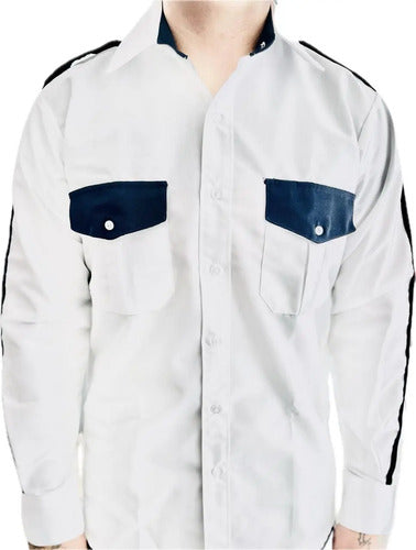Pantalon Con Piola Franja Para Policia Vigilante Vigilancia