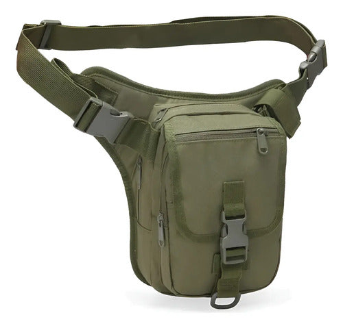 Mochila Piernera Táctica Militar Bolsa Muslera Porta Arma