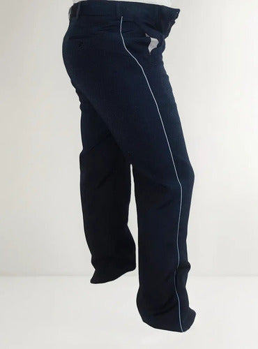 Pantalon Con Piola Franja Para Policia Vigilante Vigilancia