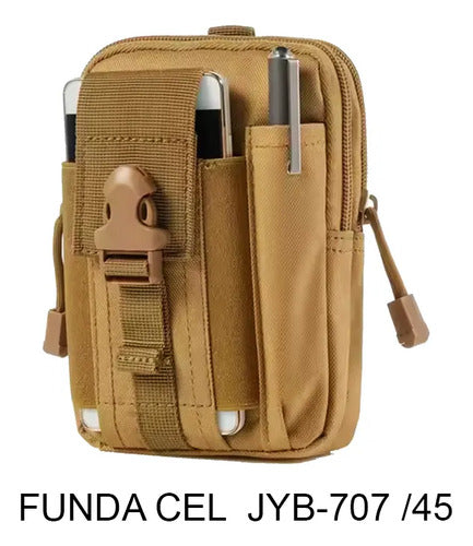 Funda Táctica Porta Celular Cartera Bolsa Accesorio Molle