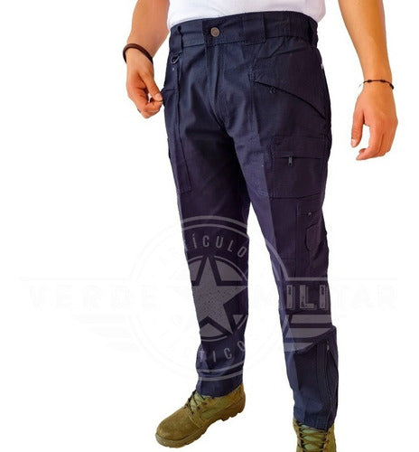 Pantalon De Bolsas Tactico Comando Ripstop