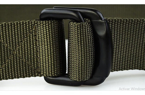 Cinturón Táctico Militar Doble Hebilla Deportivo Caza Casual