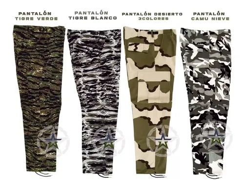 Pantalon Tactico Militar Bolsas De Cargo Camuflaje Gotcha Combate Uniforme Guardias Seguri