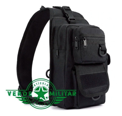 Mochila Pechera Mariconera Maletín Lonchera Bolsa Táctica Cruzada Molle Multiformas De Viaje Trabajo Porta Arma Cartera