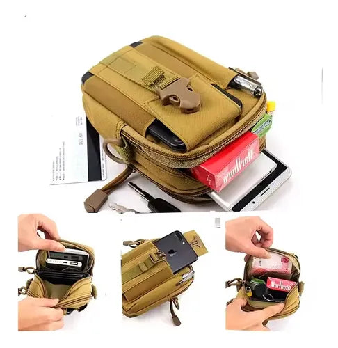 Funda Táctica Porta Celular Cartera Bolsa Accesorio Molle