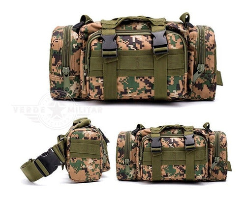 Mochila Táctica Militar Multiformas Maletín Cangurera Bolsa Pouch Molle Cartera De Viaje E