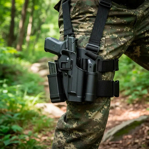 Funda Piernera Serpa Para Glock O Beretta O Px4storm Holster