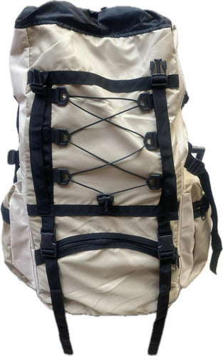 Mochila Táctica Grande De Viaje Camping Excursiones Alpinismo Senderismo Pesca Caza Bolsa Deportiva Cómoda Y Ligera