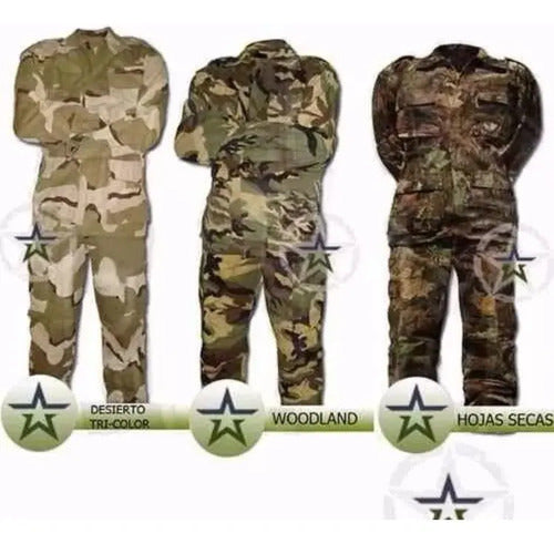 Pantalones Militares Camuflajeados Gotcha Airsoft Uso Rudo
