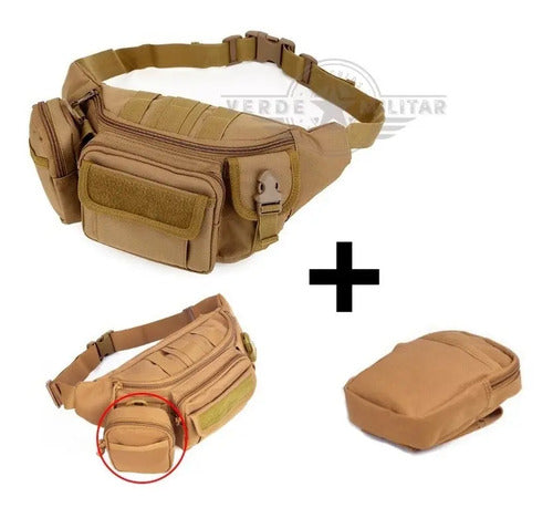 Mochila Cangurera Táctica Militar Mariconera Molle Cartera D Viaje Turista Excursión Campi